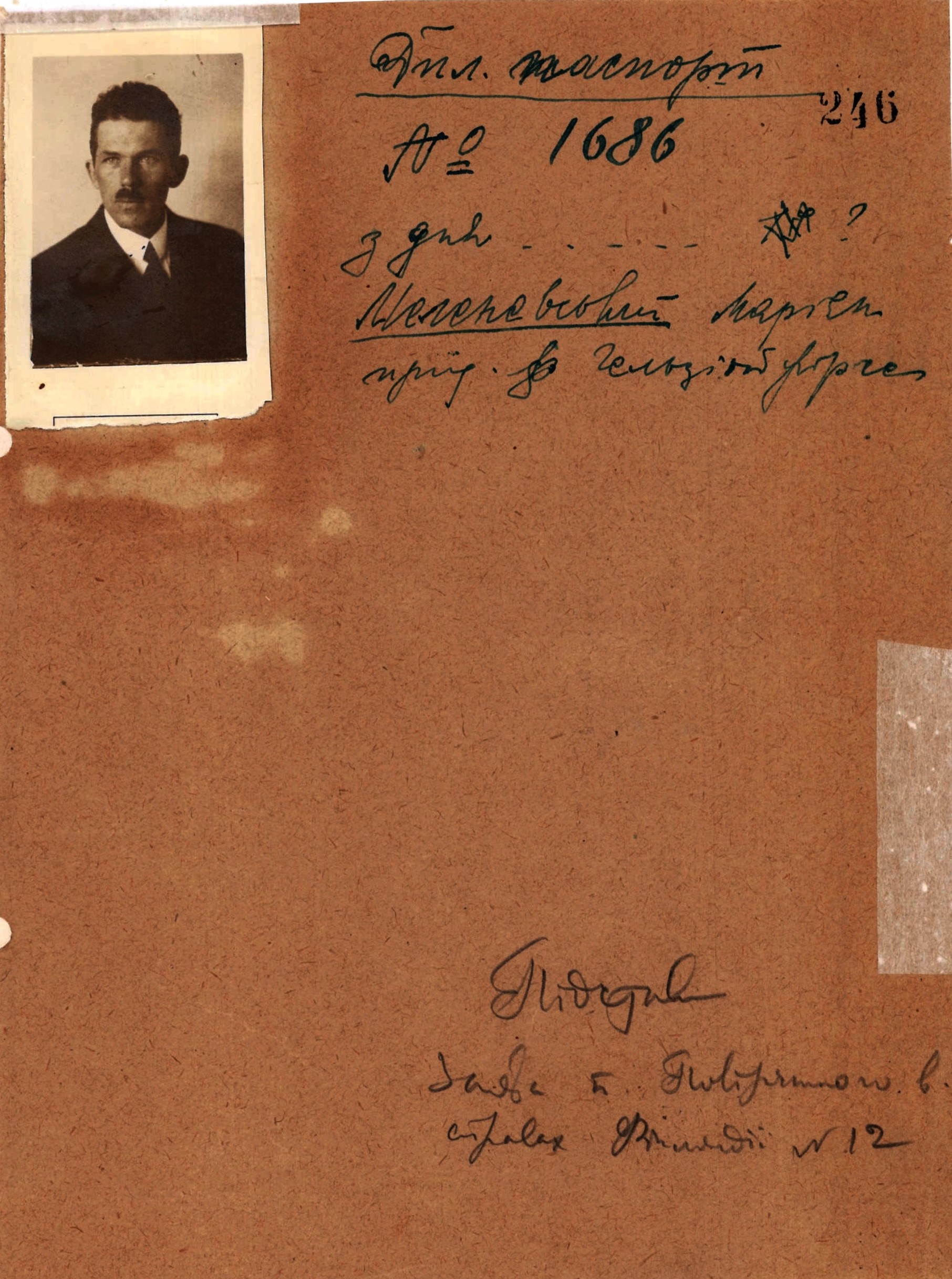 Diplomatic Passport Marian Melenevskyi