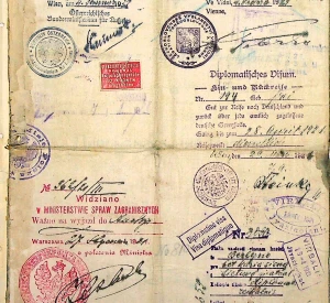 Дипломатичний паспорт Голови Надзвичайної дипломатичної місії до Тифлісу Івана Красковського