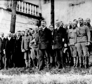 Євген Петрушевич серед урядовців та військових ЗУНР (м. Кам'янець-Подільський)