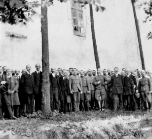 Євген Петрушевич серед урядовців та військових ЗУНР (м. Кам'янець-Подільський)